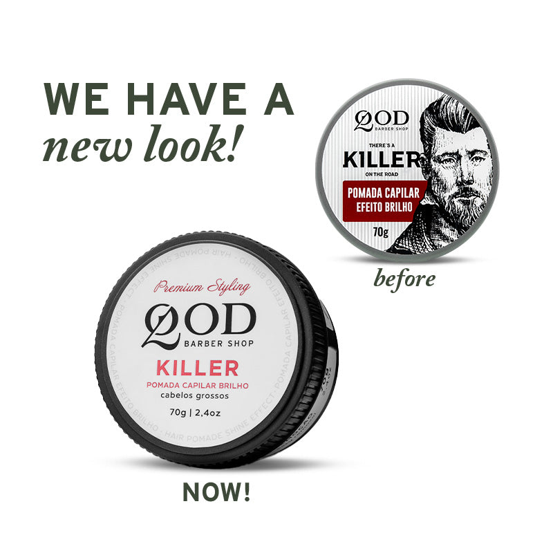 QOD Barber Shop - Killer Hair Pomade 70g - Strong Hold - Shine Effect