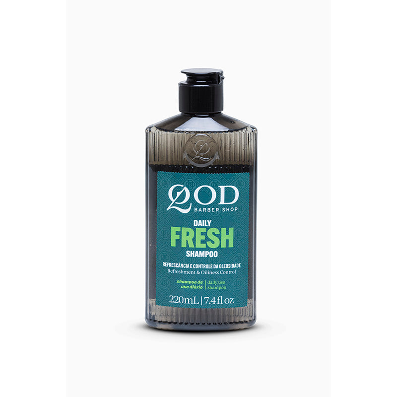 QOD Barber Shop - Daily Fresh Shampoo 220ml - For Greasy Hair