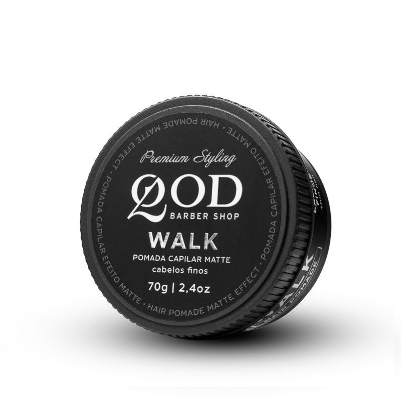 QOD Barber Shop - Walk Hair Pomade 70g - Medium Hold - Matte Effect