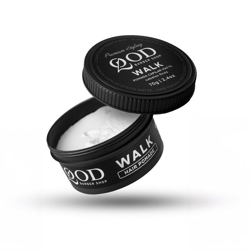 QOD Barber Shop - Walk Hair Pomade 70g - Medium Hold - Matte Effect