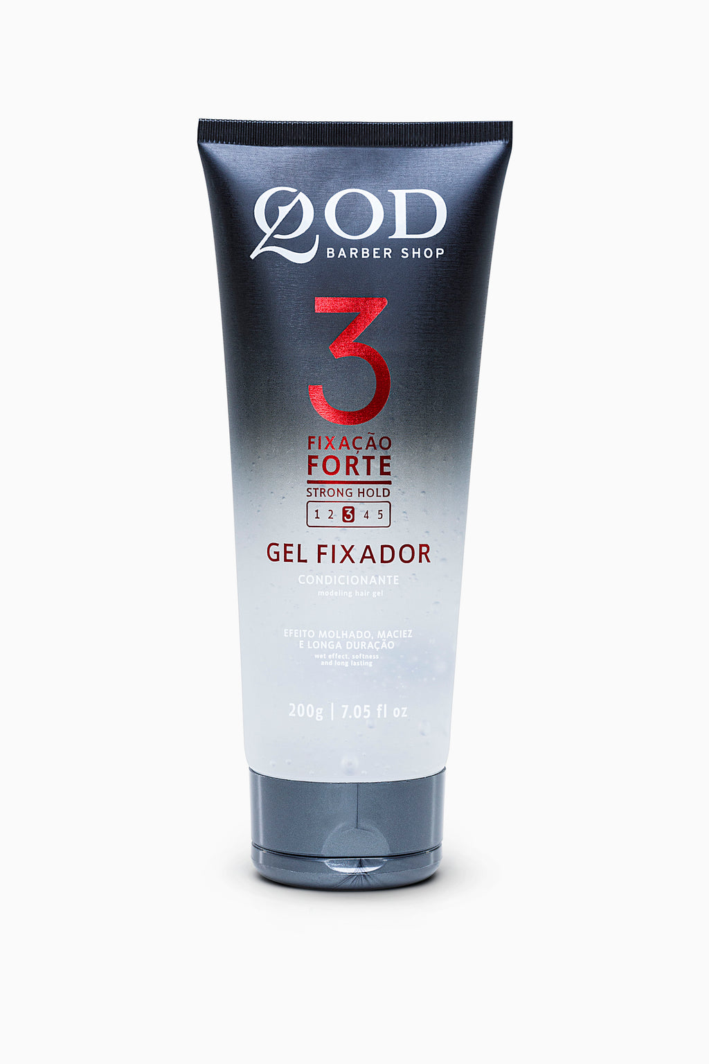 QOD Barber Shop - Modeling Hair Gel 200g - Strong Hold - Wet Effect