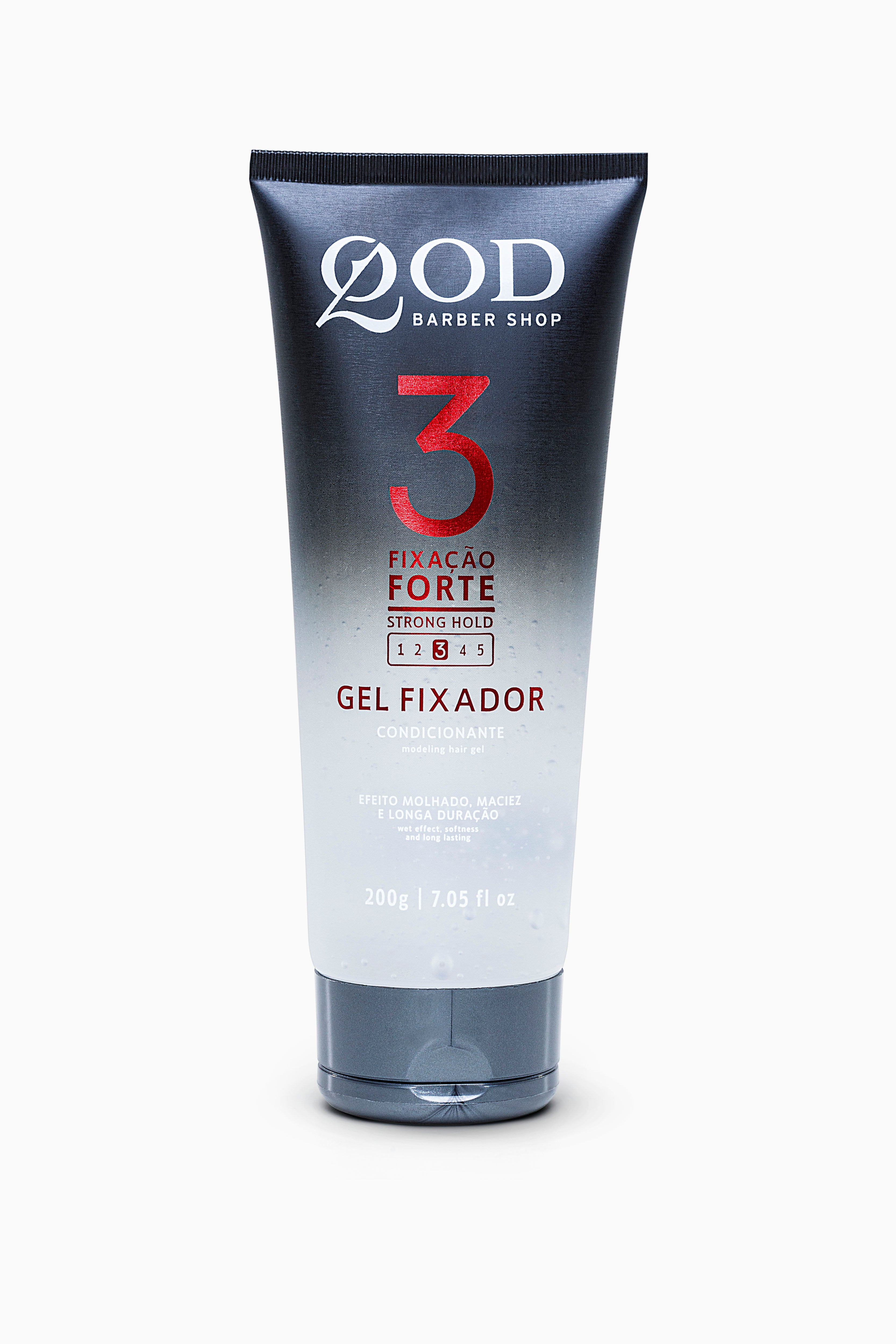 QOD Barber Shop - Modeling Hair Gel 200g - Strong Hold - Wet Effect
