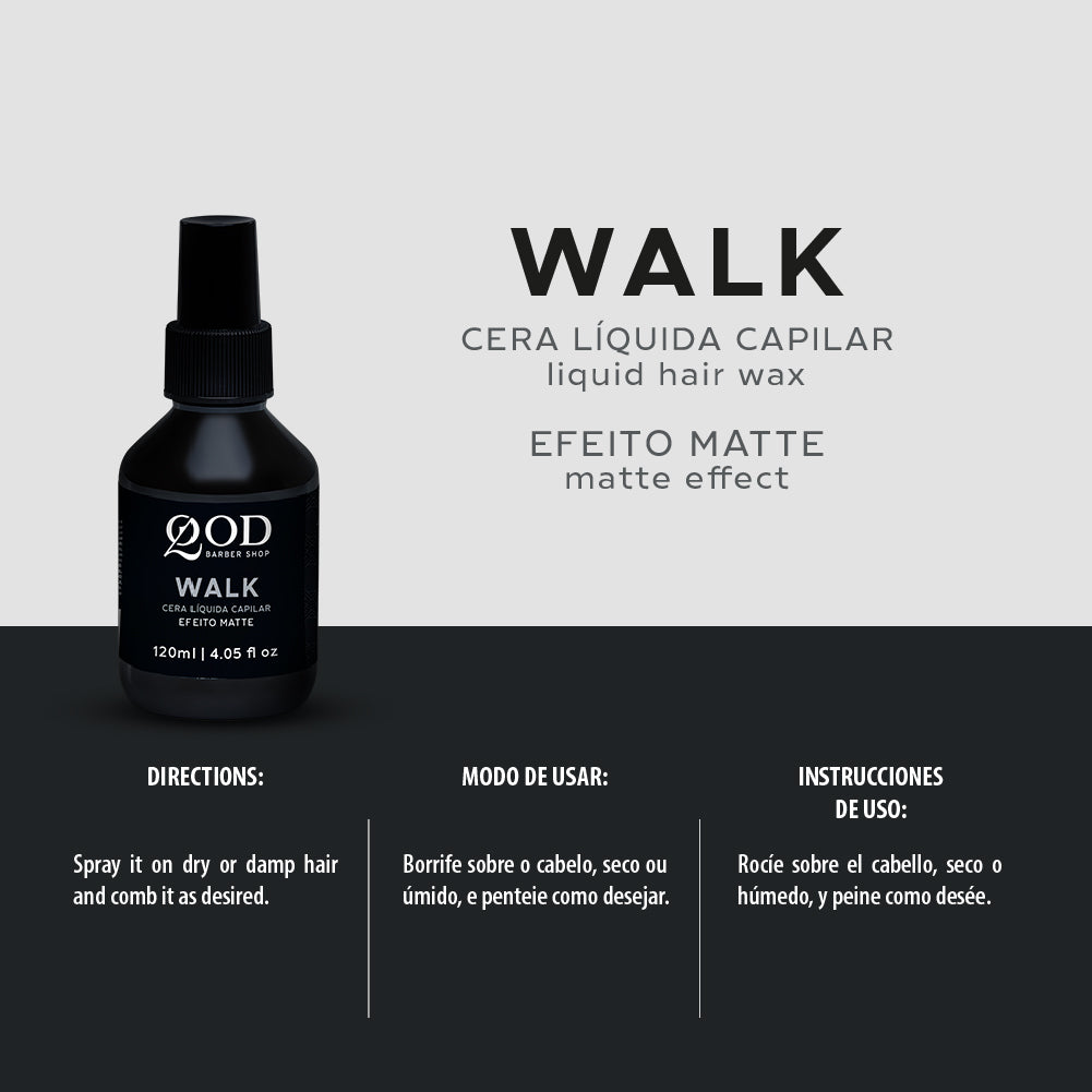 QOD Barber Shop - Walk Liquid Hair Pomade 120ml